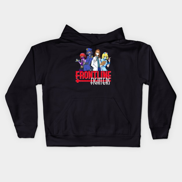 Frontline fighters Kids Hoodie by Sinister Motives Designs